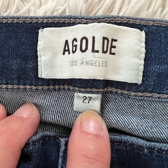 AGOLDE Sophie Crop Skinny Jeans - Size 27 - Picture 4 of 10